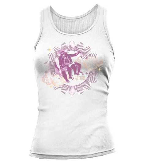 Gemini Constellation Celestial Map Tank top Woman