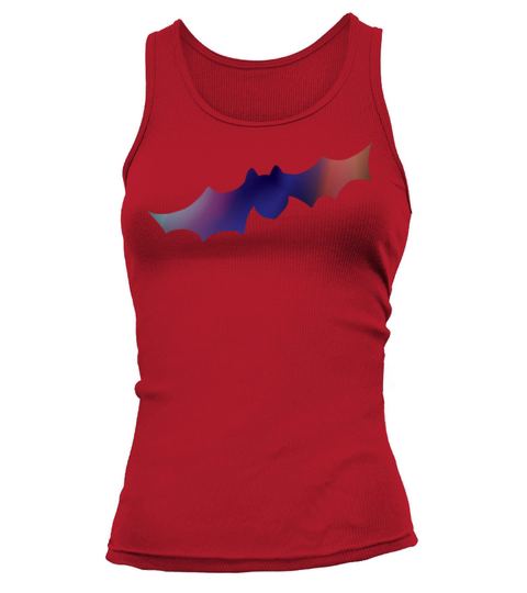 Halloween Costume Bat blue gradient Tank top Woman