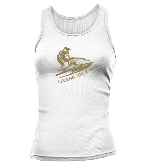 Jet ski vintage 1992 birthday 30 years Tank top Woman