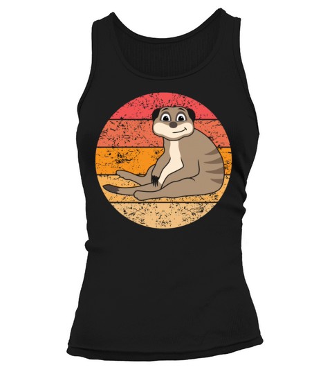 Meerkat Lovers Retro Gift Funny Animals Tank top Woman