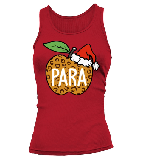 PARA Leopard Apple Santa Hat Tank top Woman