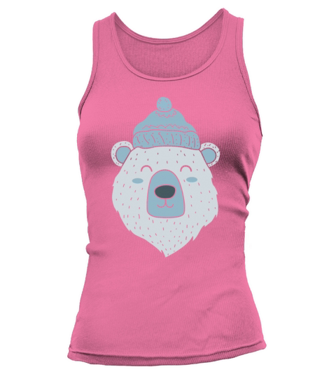 polar bear Ice Bear Icebear Winter Winter Hat gift Tank top Woman