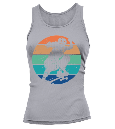 Retro Vintage Skateboard Girl Woman Tank top Woman