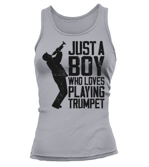 Trumpet Player Vintage Just A Boy Tank top Woman