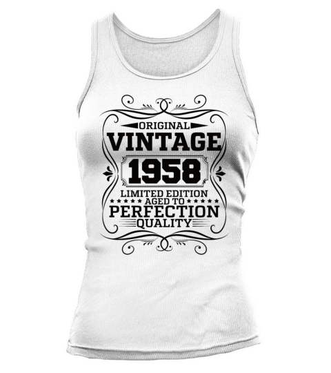 Vintage 1958 Original Limited Edition Tank top Woman