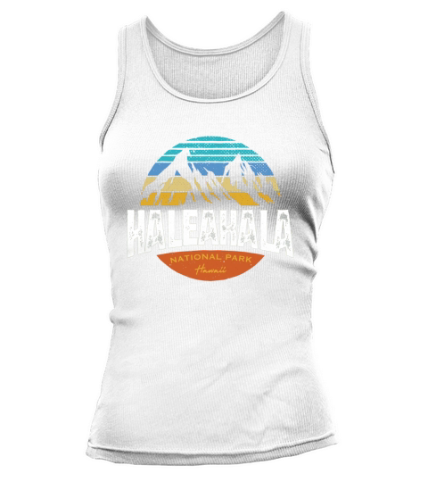 Vintage Haleakala National Park Hawaii Pullover Hoodie Tank top Woman