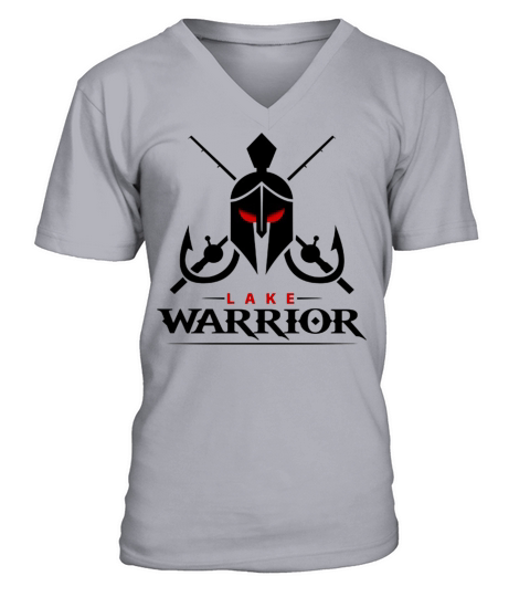 ake rrior original logo V-Neck T-shirt