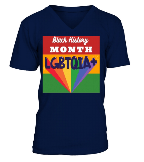 Black History Month V-Neck T-shirt
