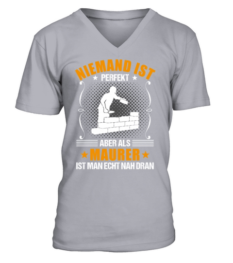 Bricklayer Funny Quote Craftsman Gift Idea V-Neck T-shirt
