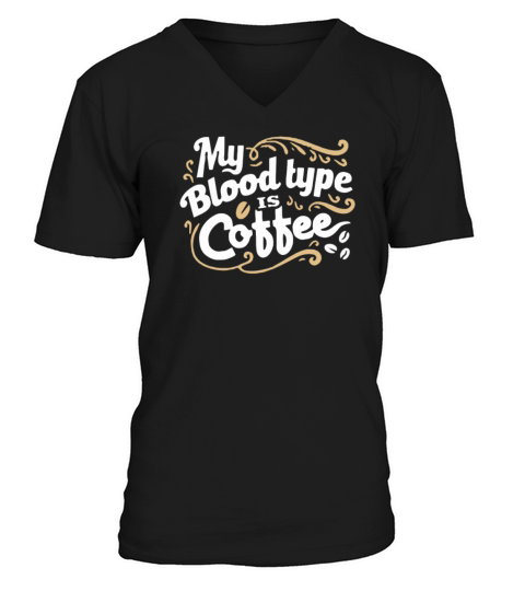 Coffee Lovers V-Neck T-shirt