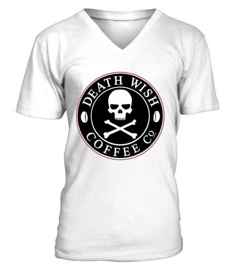 Death Wish Logo T-Shirt V-Neck T-shirt