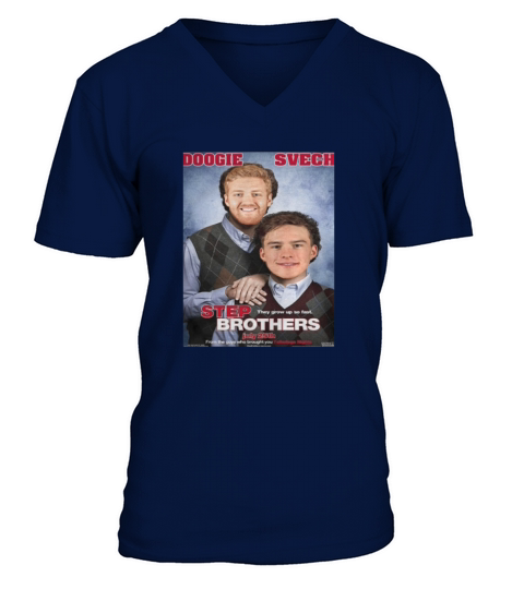 Doogie And Svech Step Brothers shirt - Unisex Long Sleeve V-Neck T-shirt