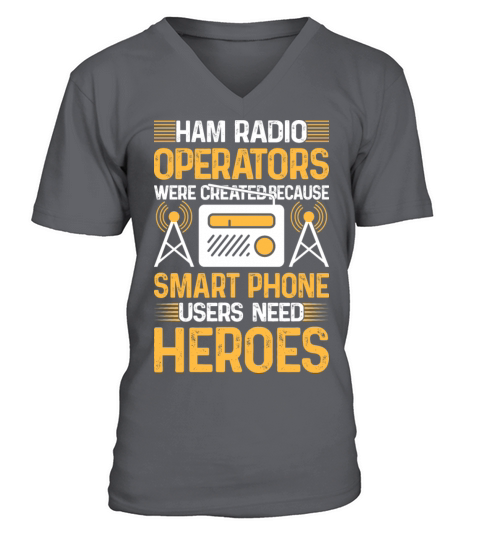 Ham Radio Operator Funny Amateur Radio V-Neck T-shirt
