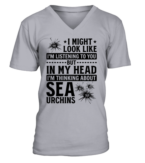 It Might Look Like Im Listening To You - Sea V-Neck T-shirt