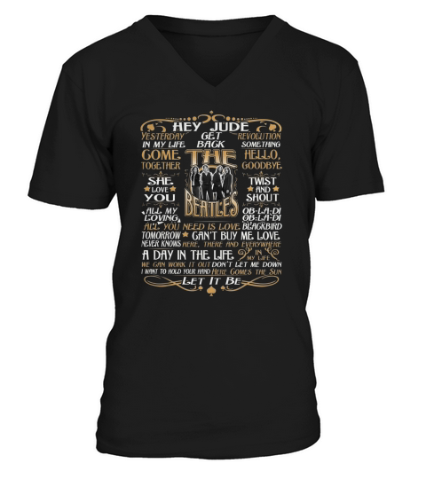 Limited Editon! Must have shirt for The Beatles Fans V-Neck T-shirt