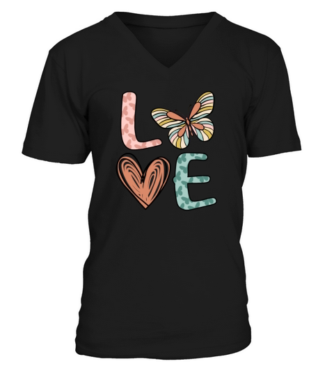Love Inspirational Quote Gift V-Neck T-shirt