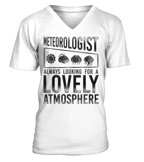 Meteorologist Weather Forecast V-Neck T-shirt