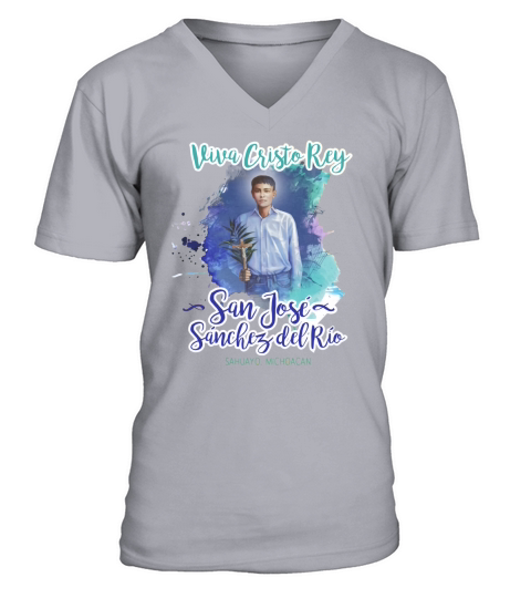 PLAYERA SAN JOSE SANCHEZ DEL RIO CUERPO V-Neck T-shirt