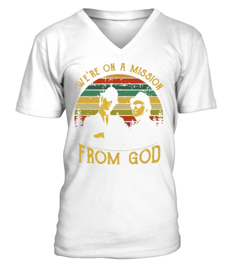The Blues Brothers we’re on a mission from God V-Neck T-shirt