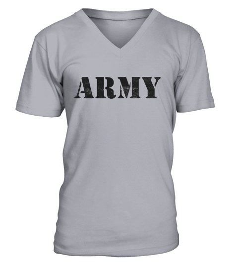 Vintage Army Logo - Classic Vintage Army T-Shirt V-Neck T-shirt