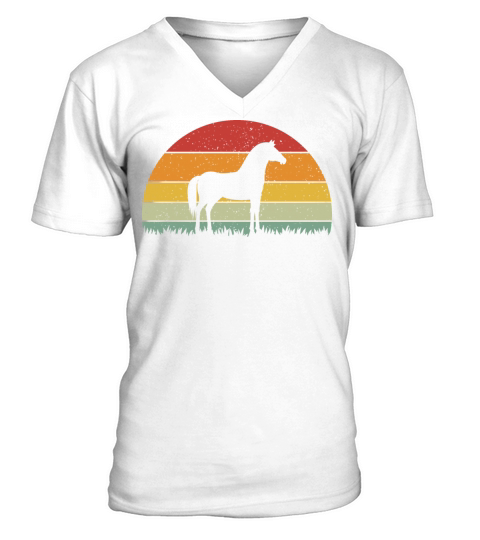 Vintage Retro Horse Vintage Horse V-Neck T-shirt