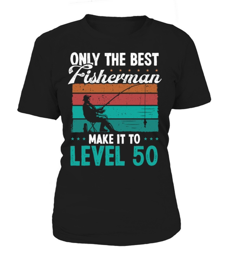 50 Year Old Vintage Fishing 50th Birthday Fisher Women's T-Shirt