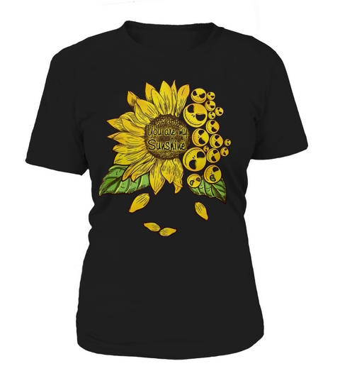 Face Jack Skellington you are my sunshine Sunflower Women's T-Shirt