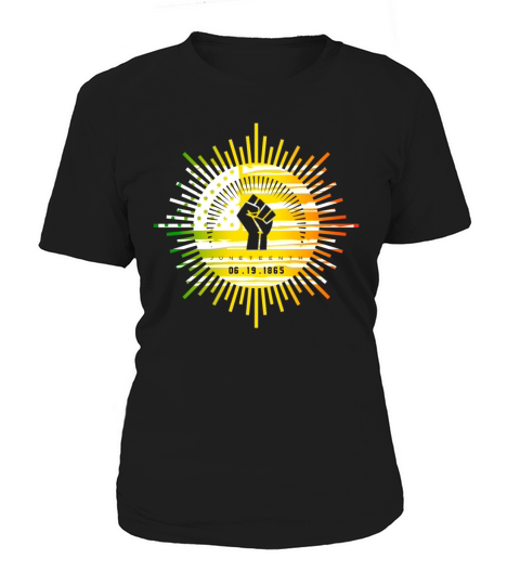 Juneteenth Sunrise Black History June 19 Vintage Women's T-Shirt