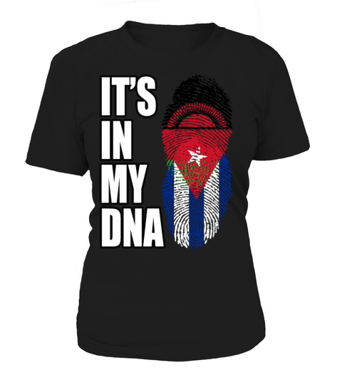 Malawian And Cuban Mix Heritage DNA Flag Women's T-Shirt