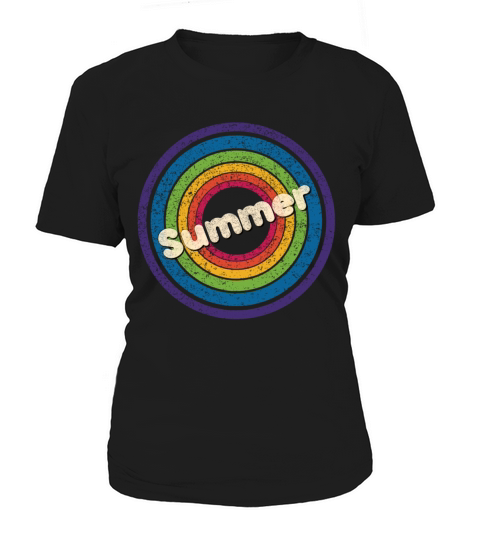 Summer Vintage Rainbow Women's T-Shirt