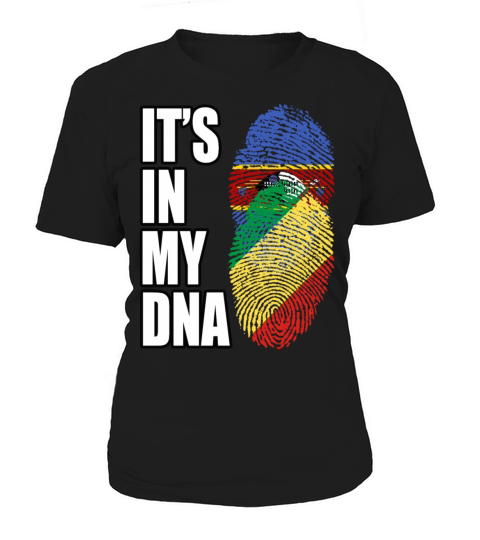 Swazi And Congolese Republic Vintage Heritage DNA Women's T-Shirt