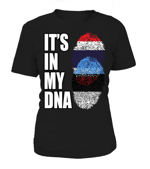 Thai And Estonian Vintage Heritage DNA Flag Women's T-Shirt
