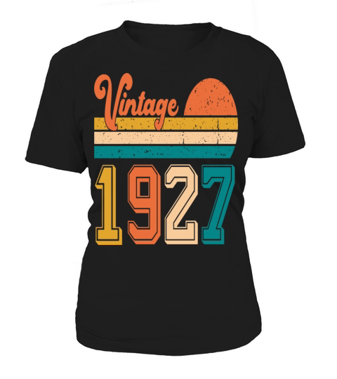 Vintage 1927 birthday gift Women's T-Shirt