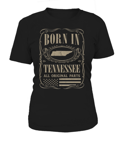Vintage America US States Born Tennessee Women's T-Shirt