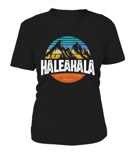 Vintage Haleakala National Park Hawaii Pullover Hoodie Women's T-Shirt