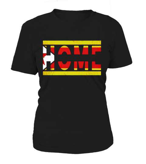 Zimbabwe Home Retro Flag Vintage Design Women's T-Shirt
