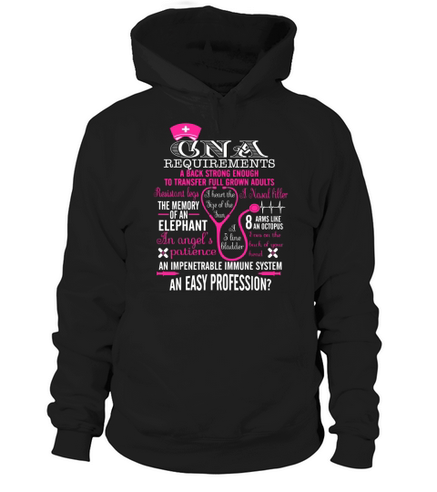 CNA Requirements TShirt Hoodie Unisex