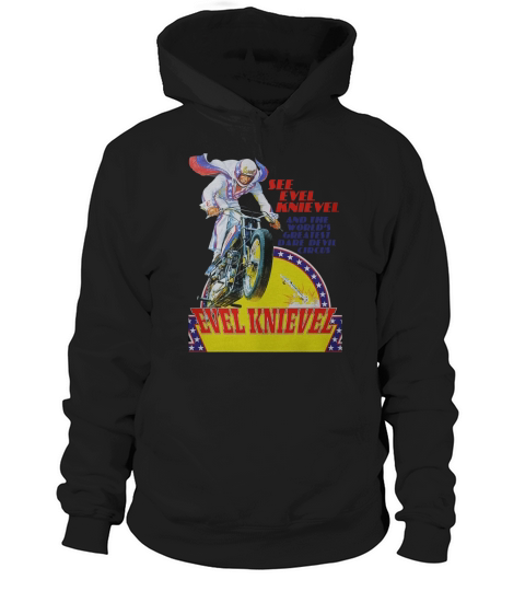 Evel Knievel Daredevil Hoodie Unisex
