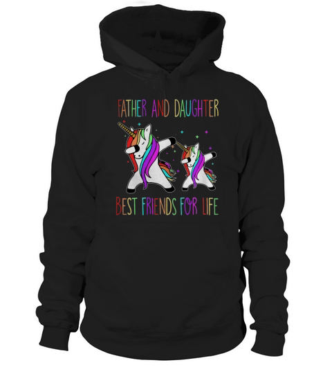 Father And Daughter Best Friends Dad Unicorn Shirt Hoodie Unisex