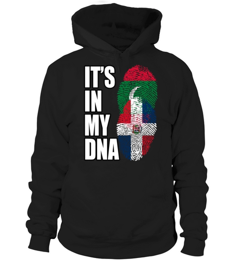 Maldivian And Dominican Mix Heritage DNA Flag Hoodie Unisex