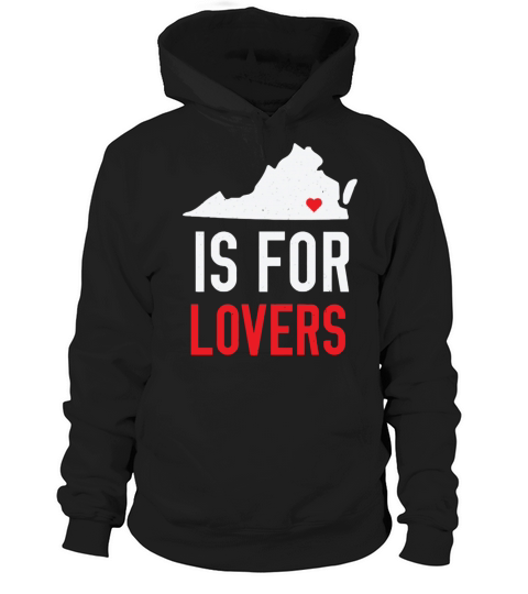 Throwback Vintage Virginia Lovers Distressed Hoodie Unisex