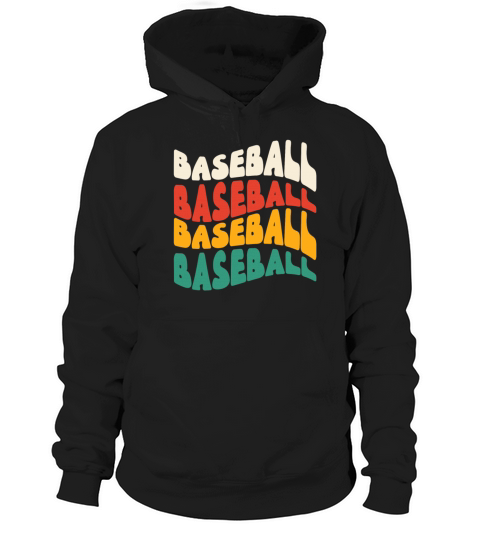 Vintage Baseball Hippie Hoodie Unisex