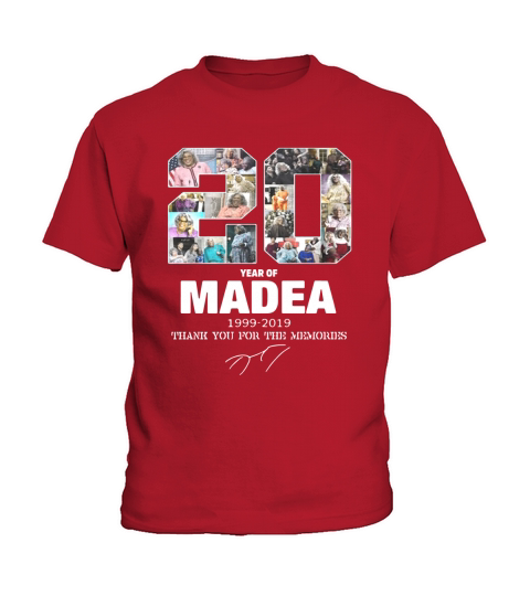 20 years of Madea Thank you for memories t-shirt Kids T-Shirt