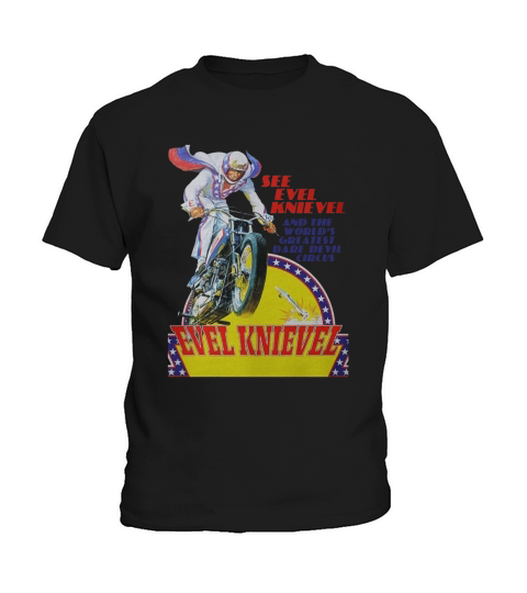Evel Knievel Daredevil Kids T-Shirt