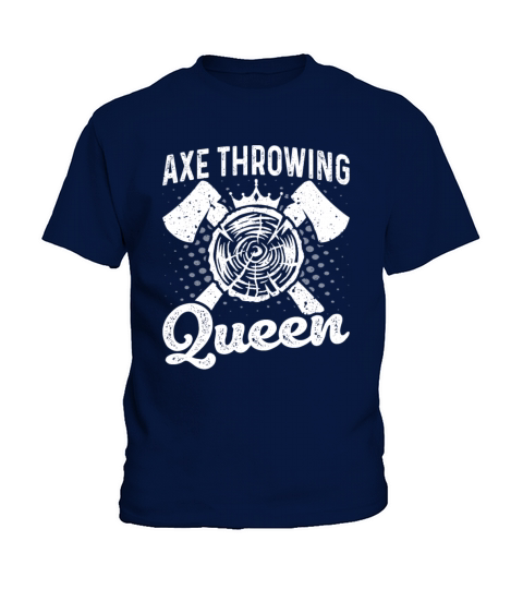 Funny Ladies Woman Axe Thrower - Axe Throwing Kids T-Shirt