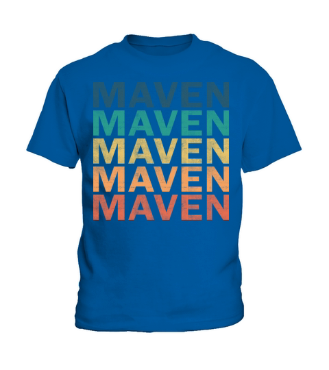 Maven Name T Shirt - Maven Vintage Retro Name Gift Kids T-Shirt