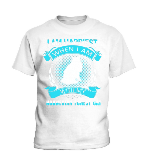 Norwegian Forest Cat cute shirts Kids T-Shirt