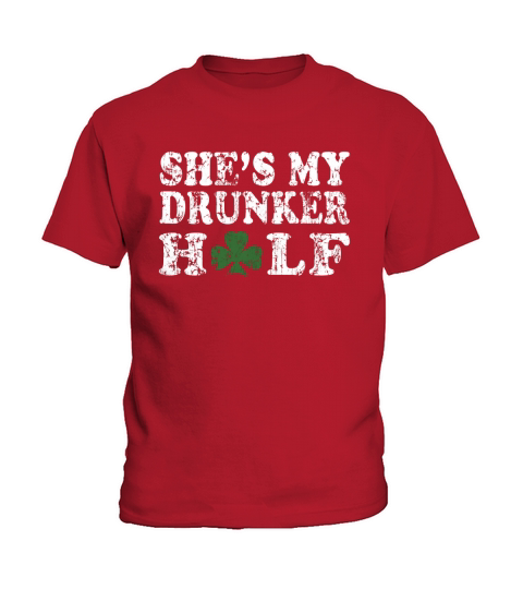 Sie ist mein betrunkener halbes Paare St Patrick TagesT-Shirt Kids T-Shirt