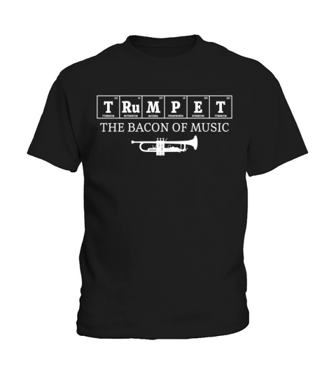 Trumpet Player Vintage Periodic Kids T-Shirt