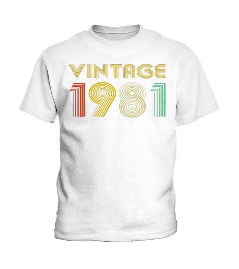 Vintage 1981 Kids T-Shirt